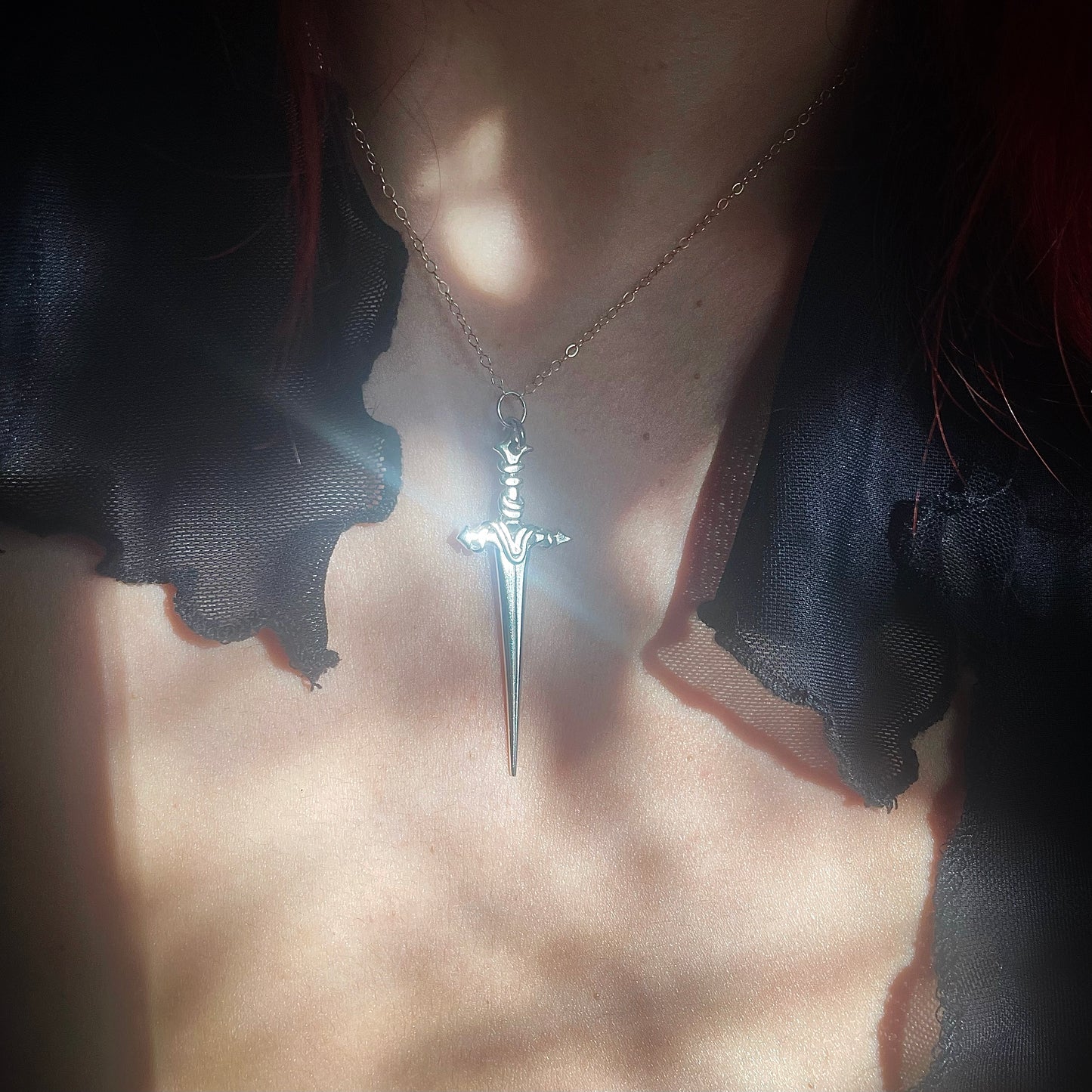 Dagger Pendant Necklace