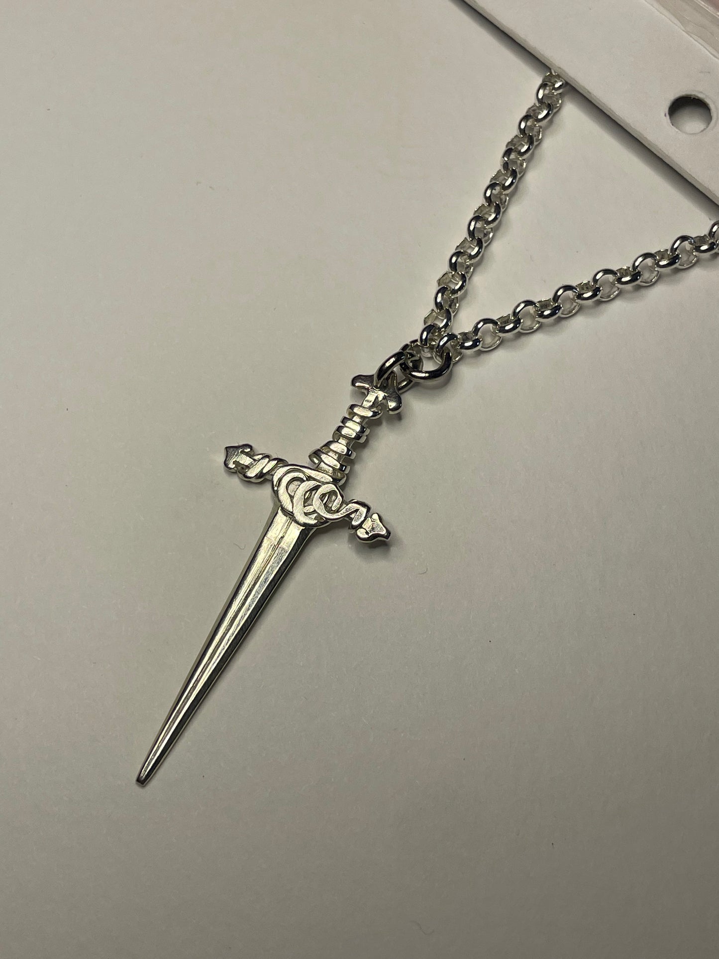 Dagger Pendant Necklace