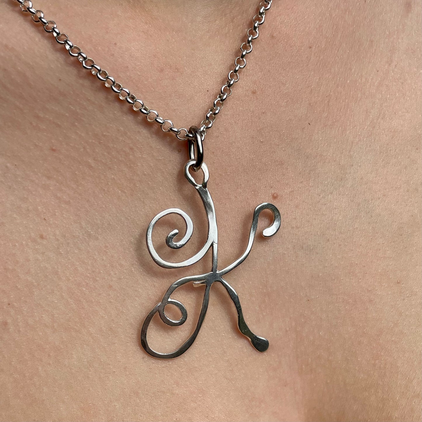Custom Letter Pendant