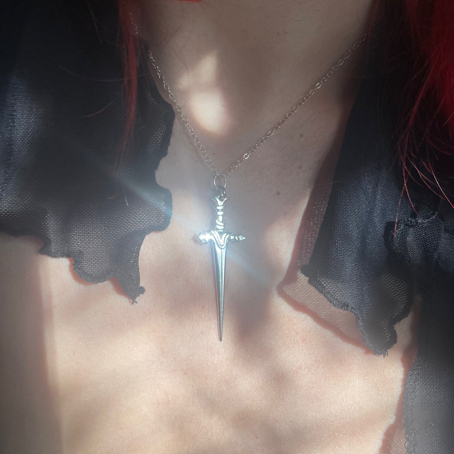 Dagger Pendant Necklace